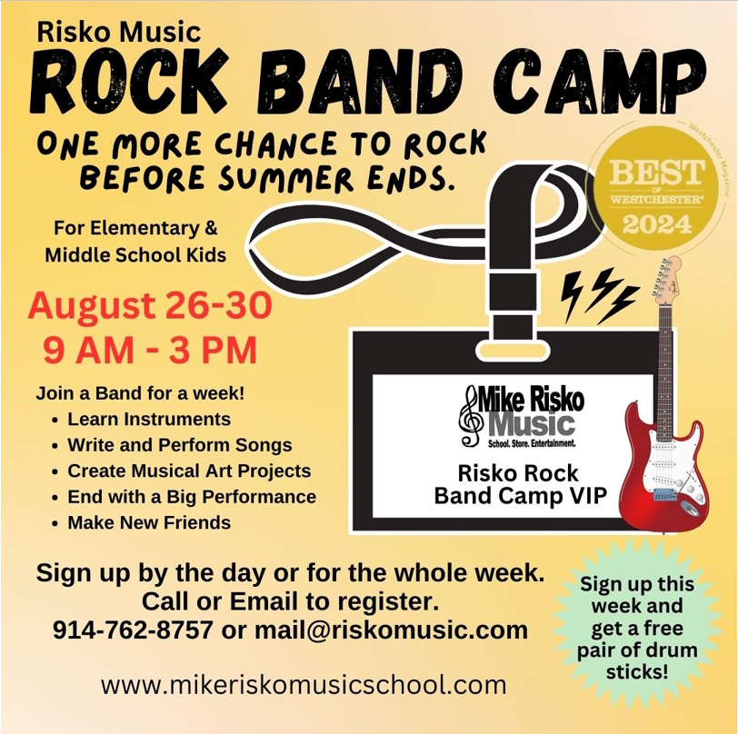 Rock Band Camp Updated Flyer