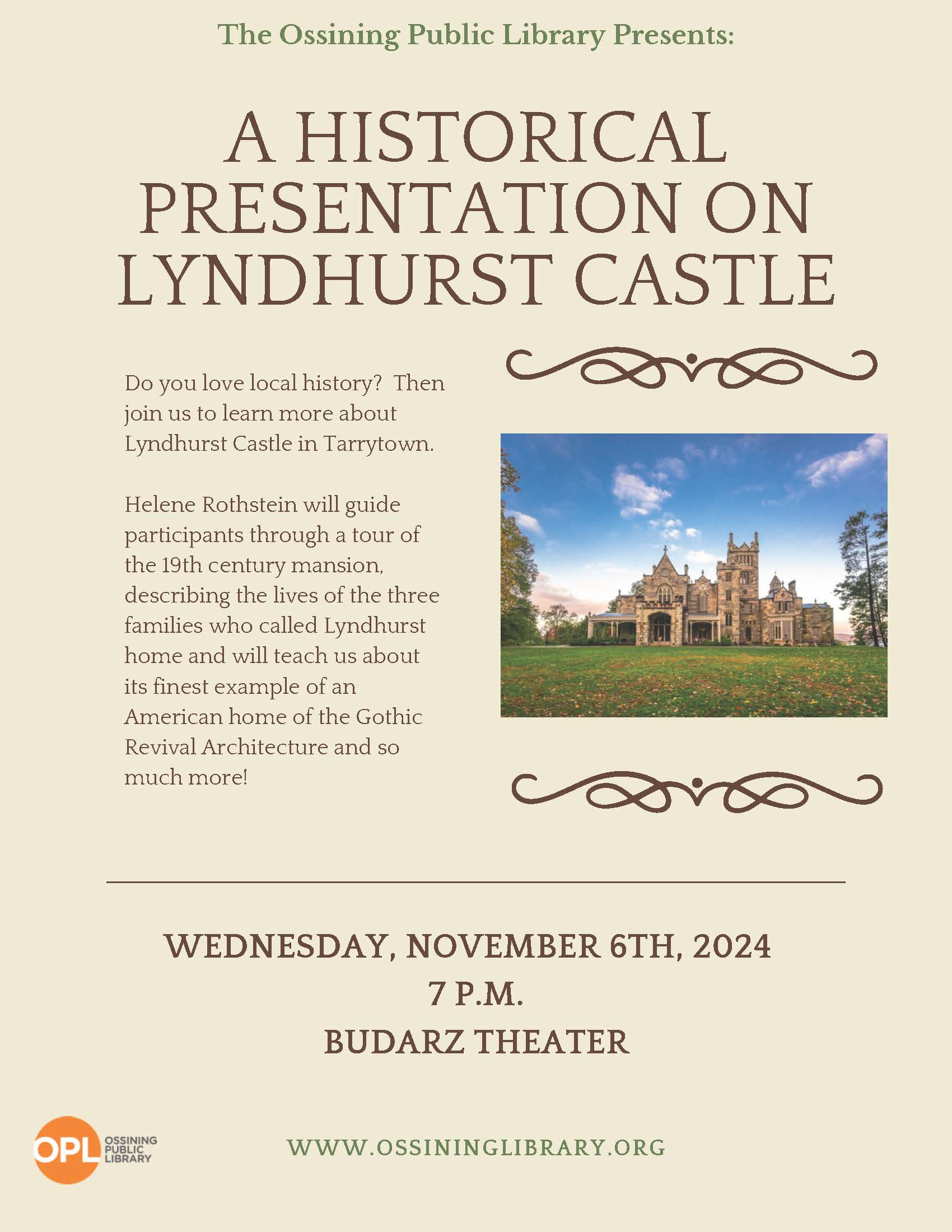 Lyndhurst Castle Flier 2