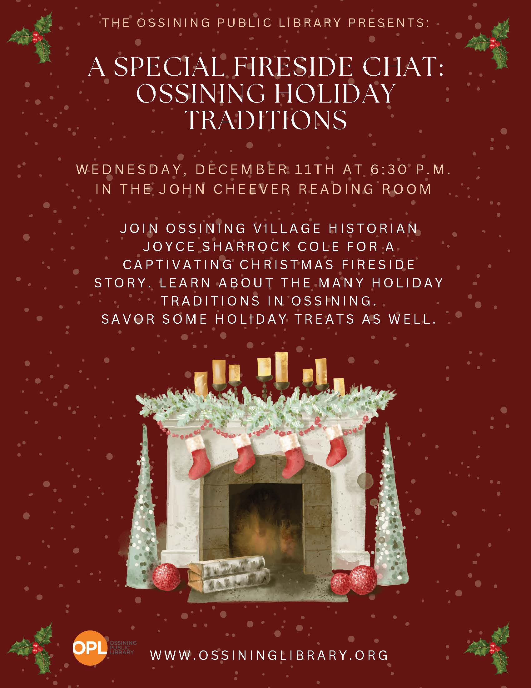 Ossining Holiday Traditions Flier 2024 1