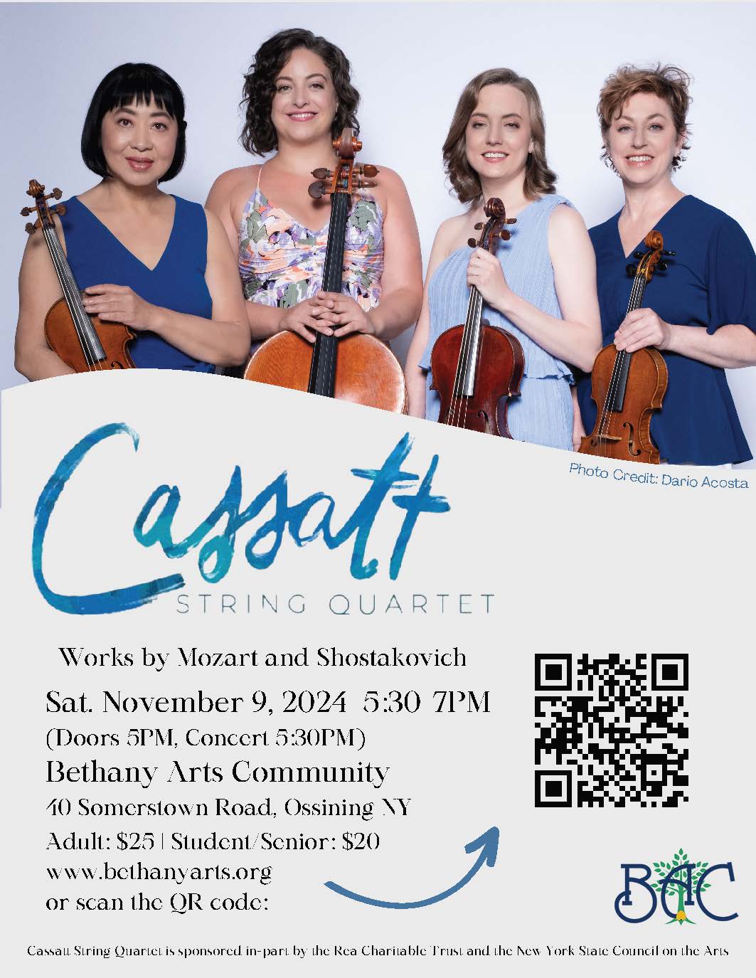 2024 Nov Cassatt Concert Flyer