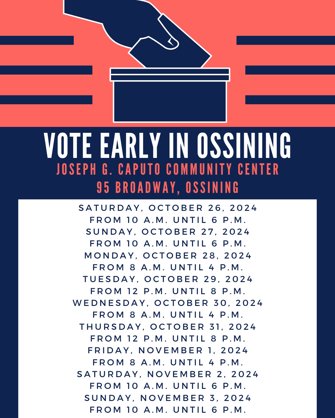 Early ossining voting 2024.social1