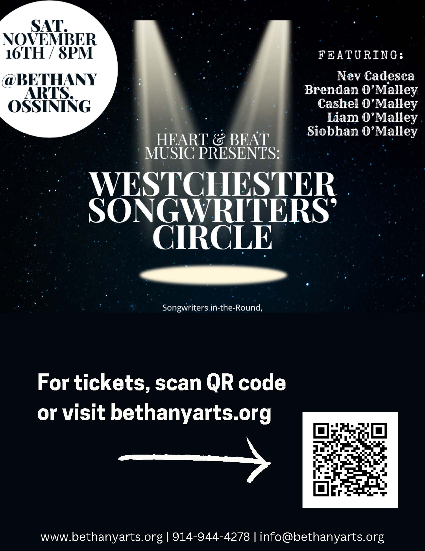 Westchester Songwriters Circle Nov 2024