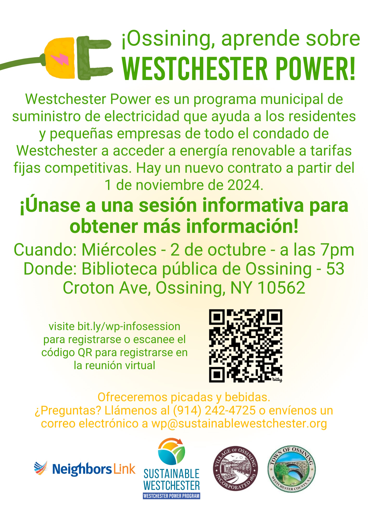 Ossining Spanish Oct 2 Library