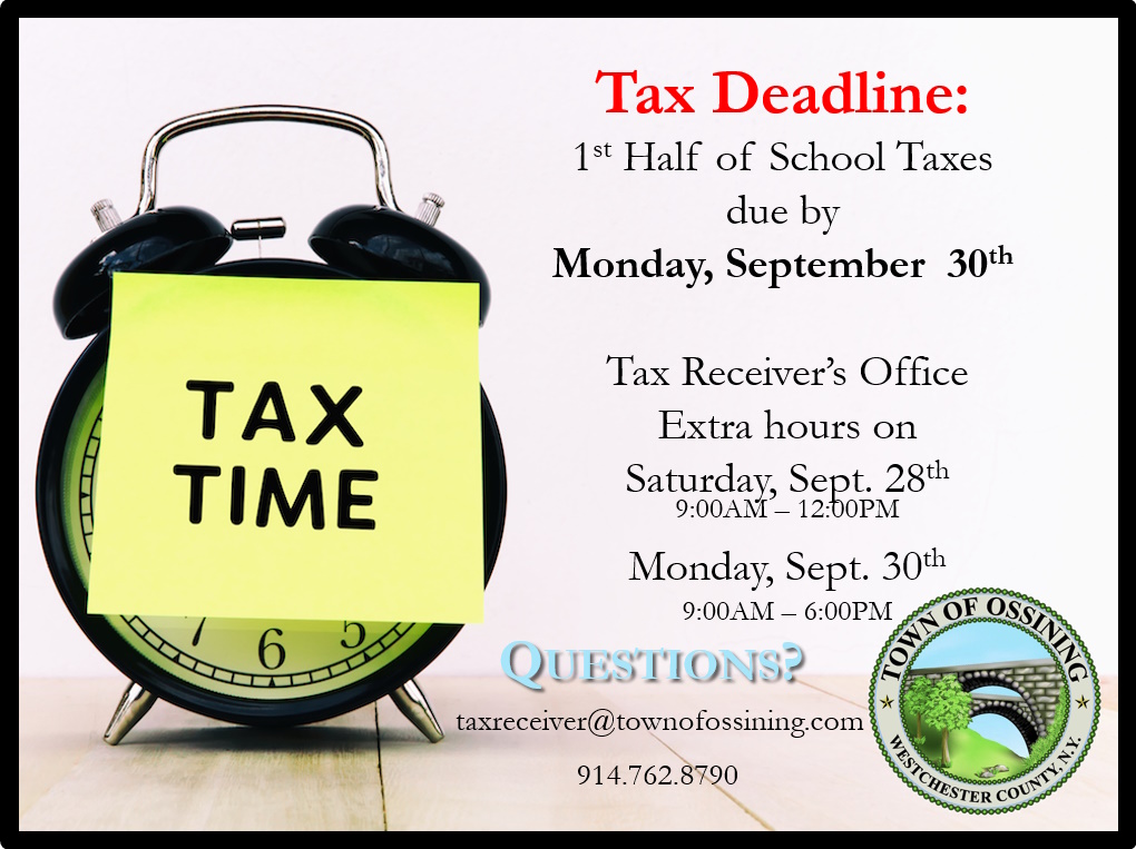 Scool Tax Reminder