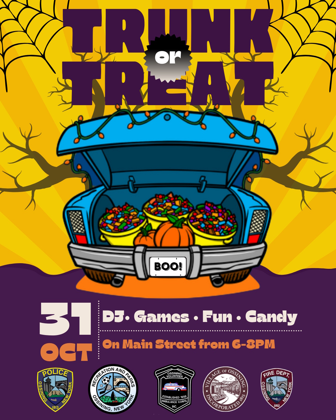 Trunk or treat Ossining.social