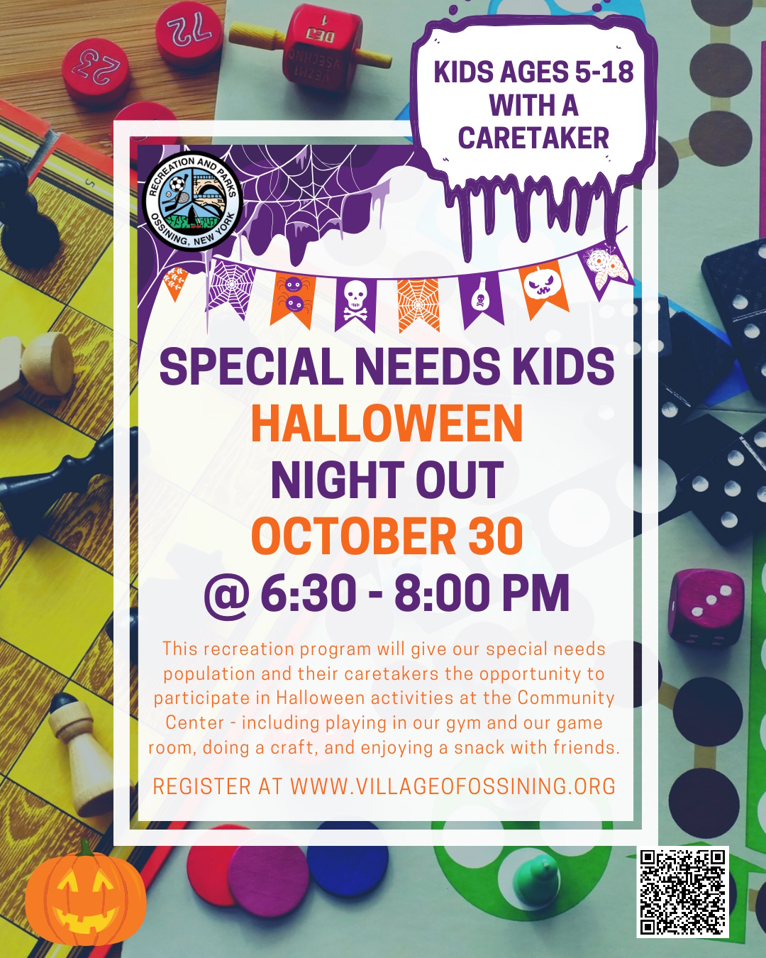 special needs Kids Halloween Night Out social.2024