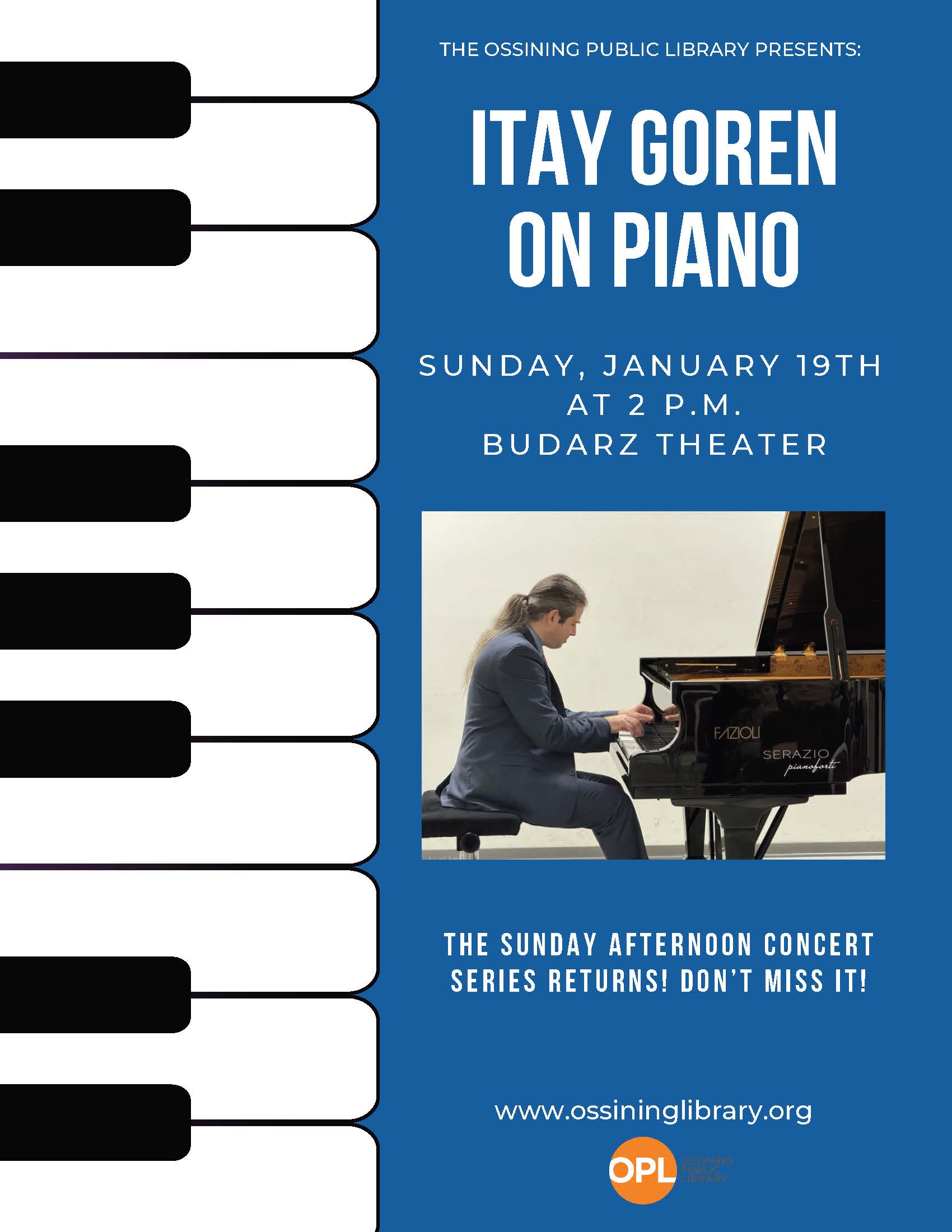 Itay Goren Piano Concert Flier 1