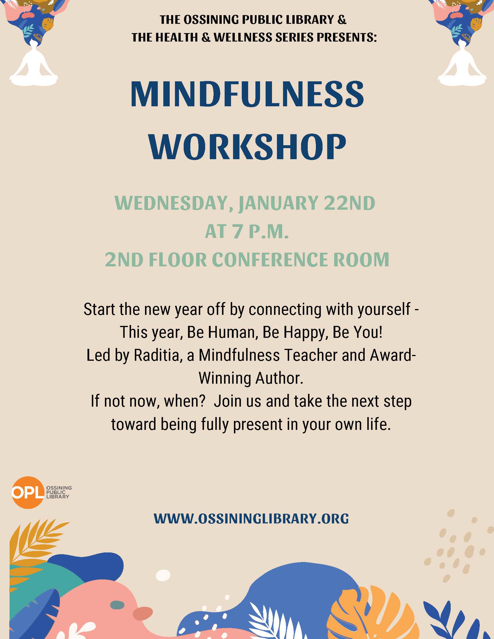 Mindfulness Workshop Flier